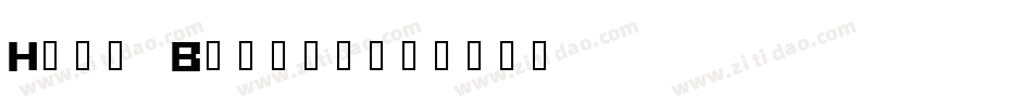 High Beasty字体转换